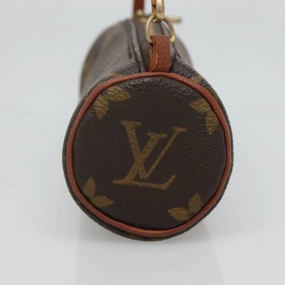 LOUIS VUITTON Monogram Papillon Pouch LV Auth - Picture 11 of 15